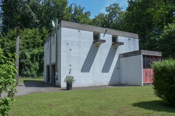 Built in the 1950s, the cubic structure was designed by Le Corbusier to house the coal boiler for his