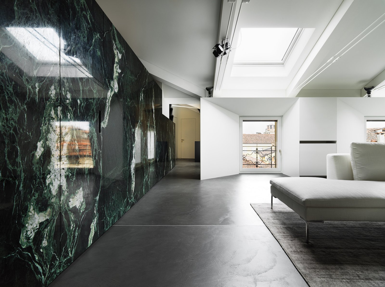 Photo 4 of 13 in An Italian Attic Apartment Riffs on a Mies van der ...