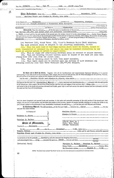 Racial covenants are clauses that were inserted into property deeds to prevent people who were not white from buying or occupying land.