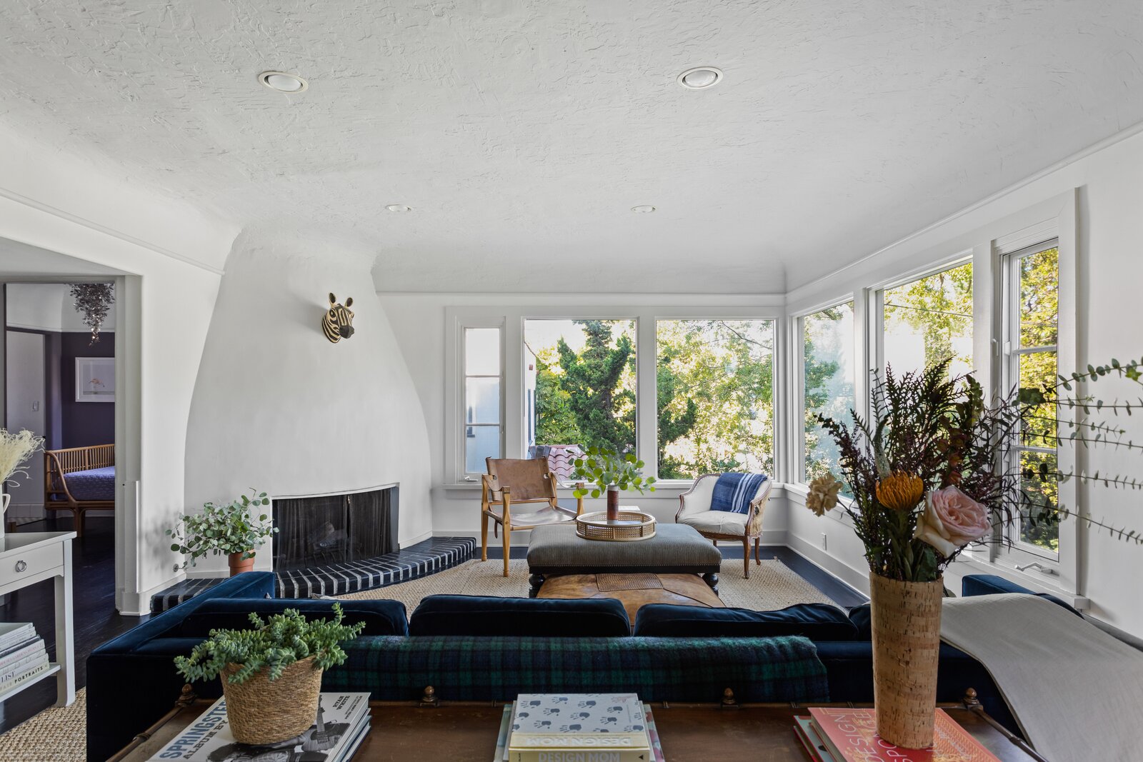 Spanish Revival Fireplace