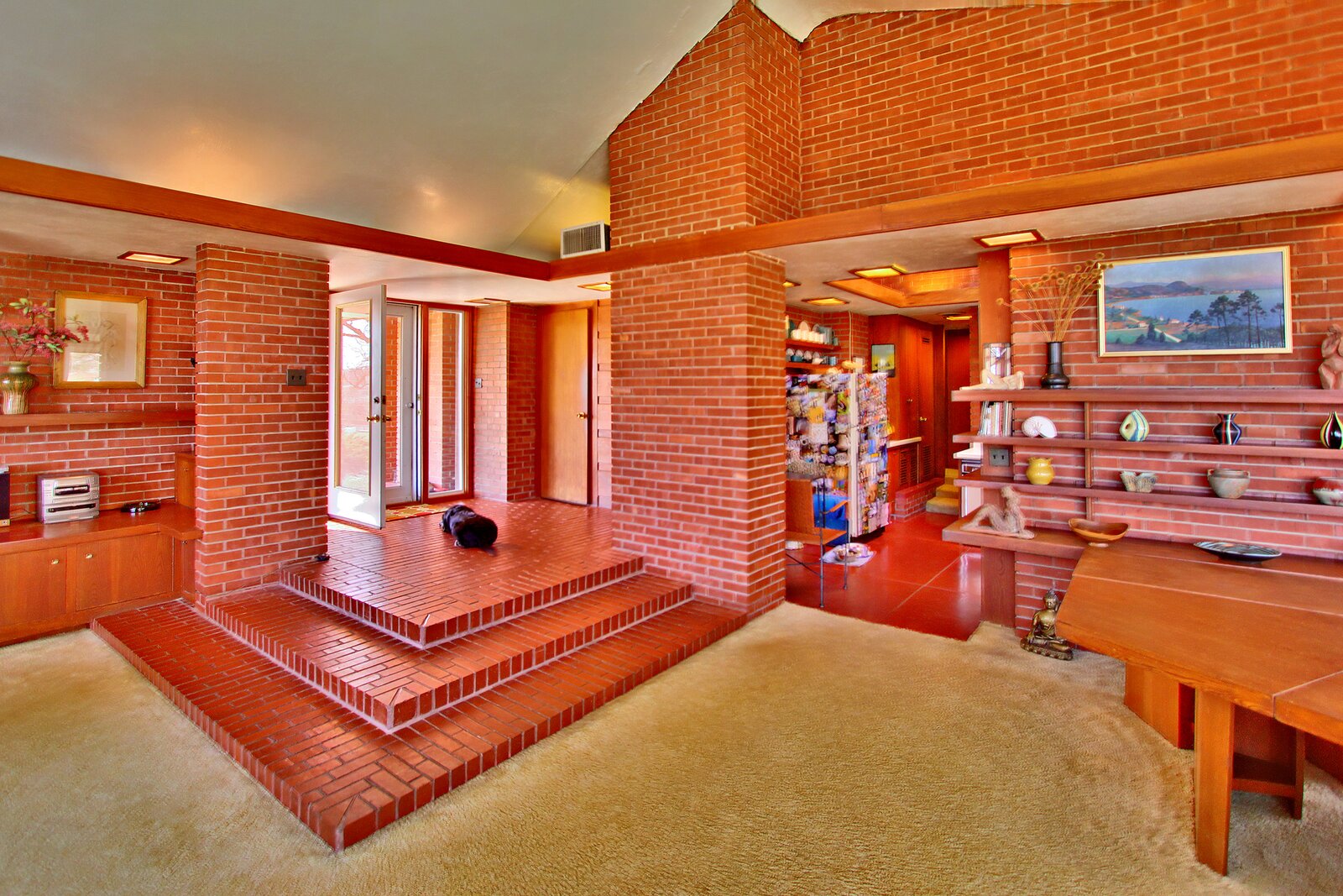 Photo 3 of 11 in A Frank Lloyd Wright Masterpiece in Iowa Is Now