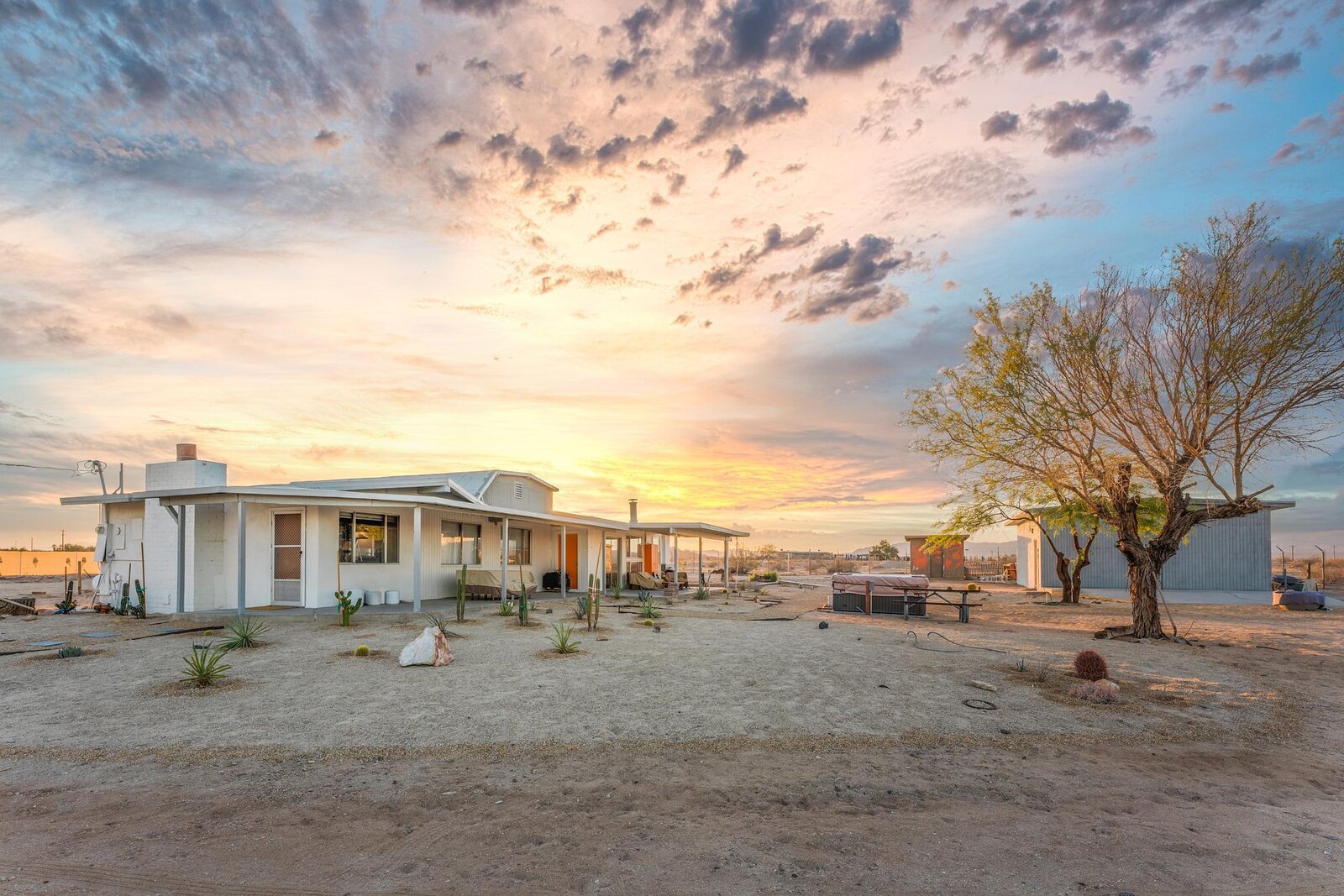 Photo 1 of 12 in A 10Acre Desert Escape With a GussiedUp Bunkhouse