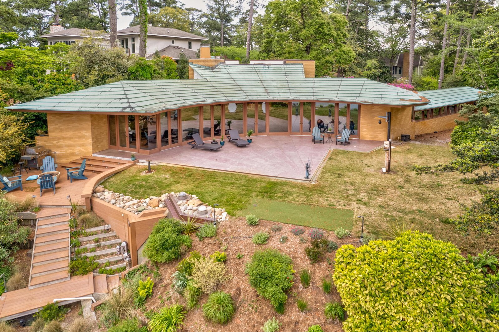 Photo 1 of 17 in One of Only Three Frank Lloyd Wright Homes in Virginia