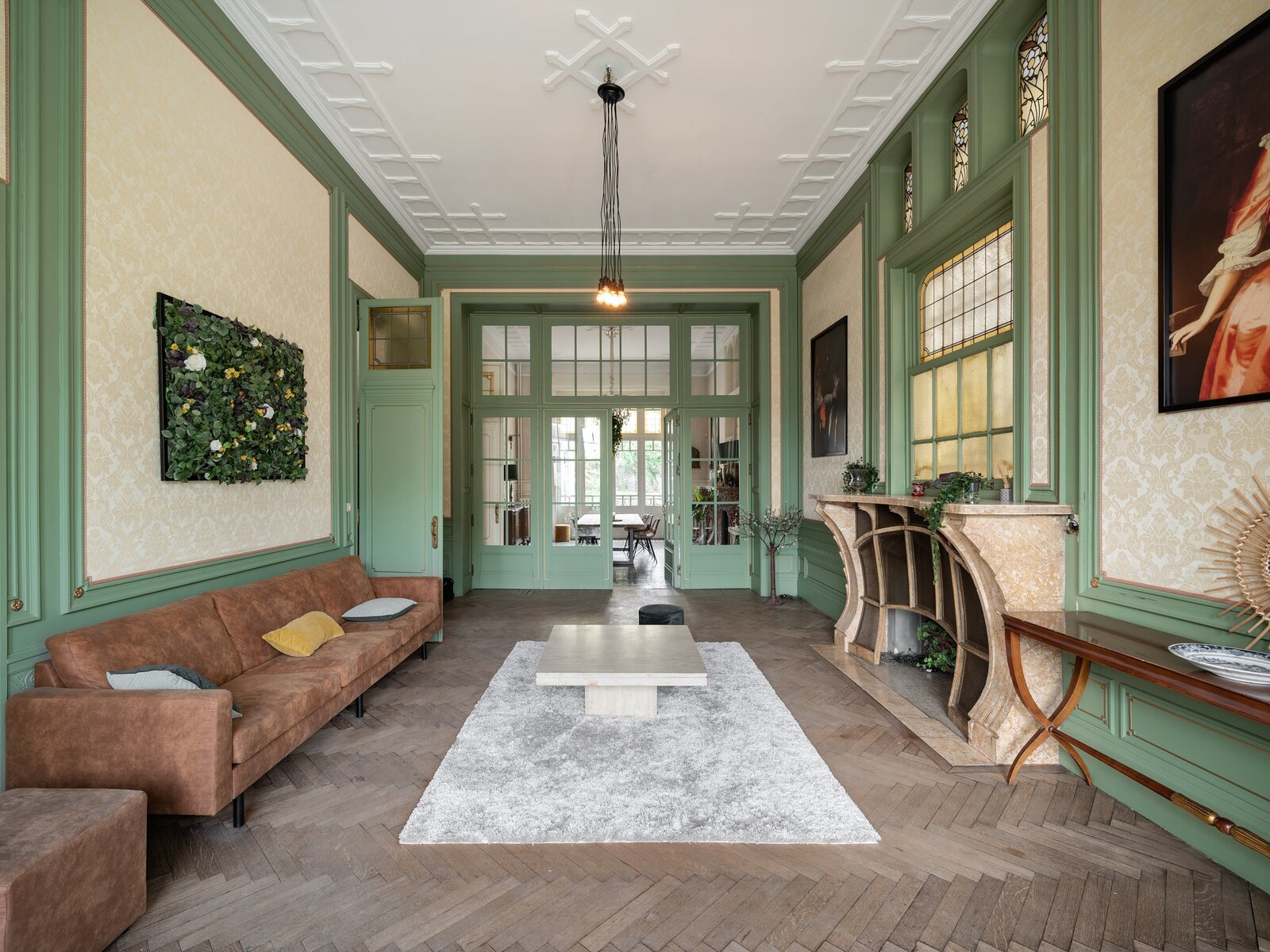 Photo 4 of 9 in Seeking 2.1M, This Art Nouveau Home in Brussels Is an