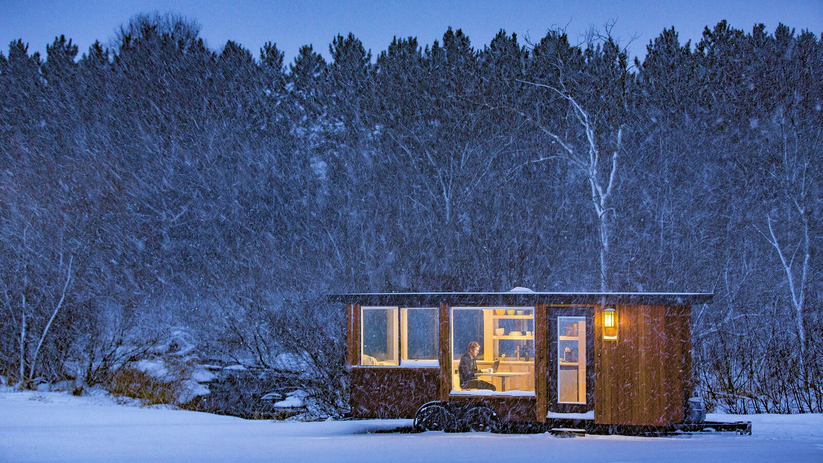 Apart from the Classic and Traveler models, ESCAPE’s homes can be made to run entirely on electricity. The fabricator also offers to make their designs viable off grid by including solar panels, upgrading the envelope and appliances, and switching out the water and waste systems.