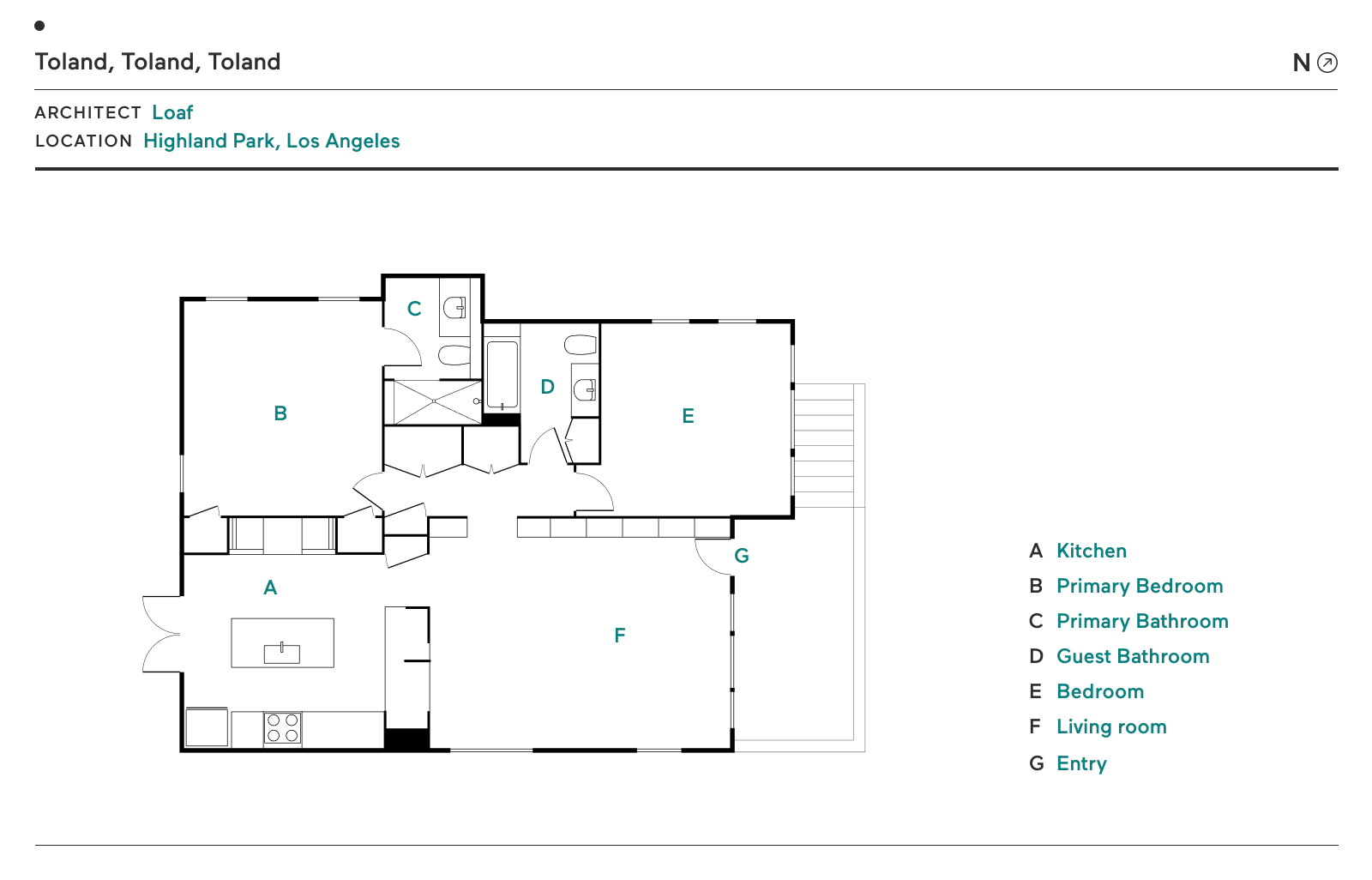 Floorplan for Toland, Toland, Toland by Loaf