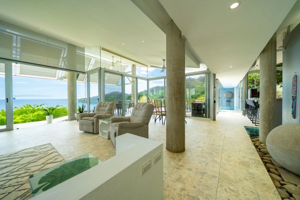 Premio Maranta was originally trained as a landscape architect, evidenced by his integration of nature into home.