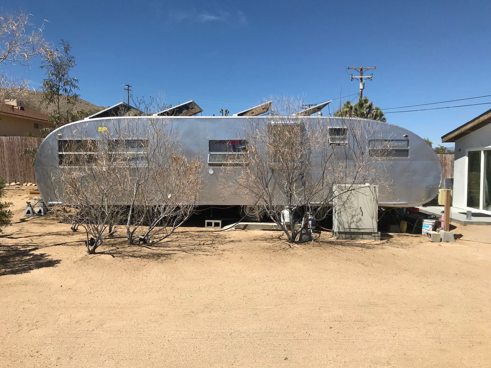 Less than 600 Royal Spartanette travel trailers were made—and this one has been rebuilt from top to bottom with a wooden interior and a rooftop solar system.