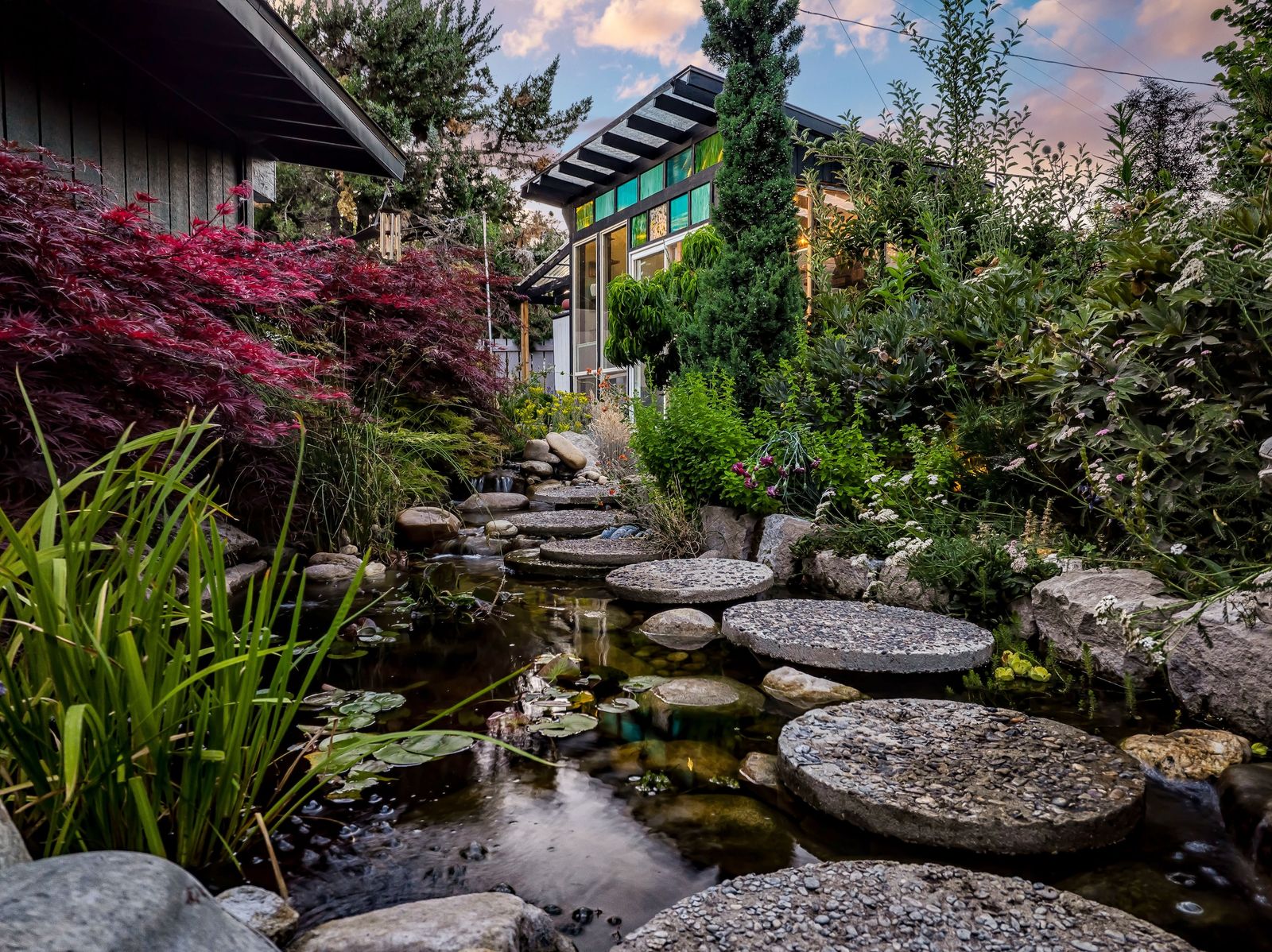 Over $25,000 dollars worth of fruit and nut trees grow on the property.