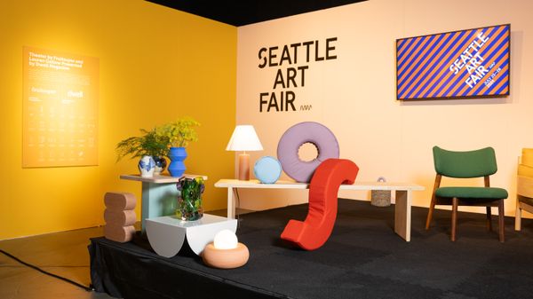 The theater contained work by 13 design studios in the Pacific Northwest.