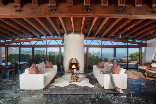Inspired by the surrounding landscape, each of the home's rooms opens to the outdoors.