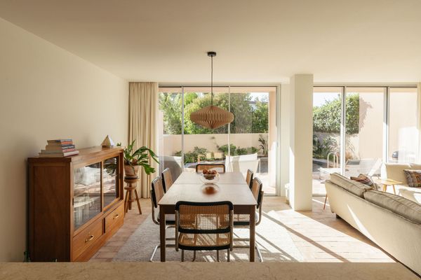 Set on the edge of Sintra-Cascais National Park, the home overlooks its verdant surroundings and provides easy access to hiking and Guincho Beach.