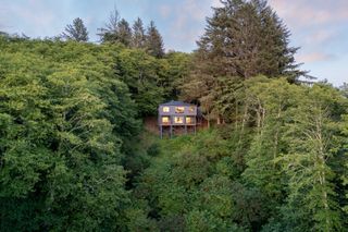 Perched on Stilts, an Oregon Cabin With Big Ocean Views Seeks $770K