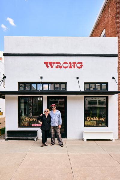 Before inhabiting a 2,000- square-foot space on  N. Highland Avenue in Marfa, Wrong—the brainchild of Camp Bosworth and Buck Johnston—thrived for years in an 1880s adobe church and parsonage.