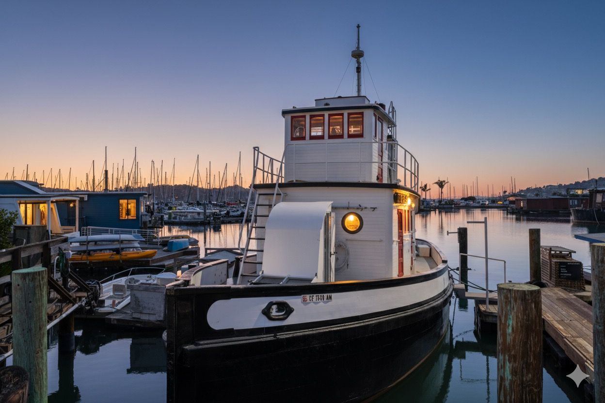 Built in 1912, the working 64-foot tugboat—restored by the seminal counterculture almanac’s original editor and his wife, Ryan Phelan—was featured in a 2024 issue of Dwell.