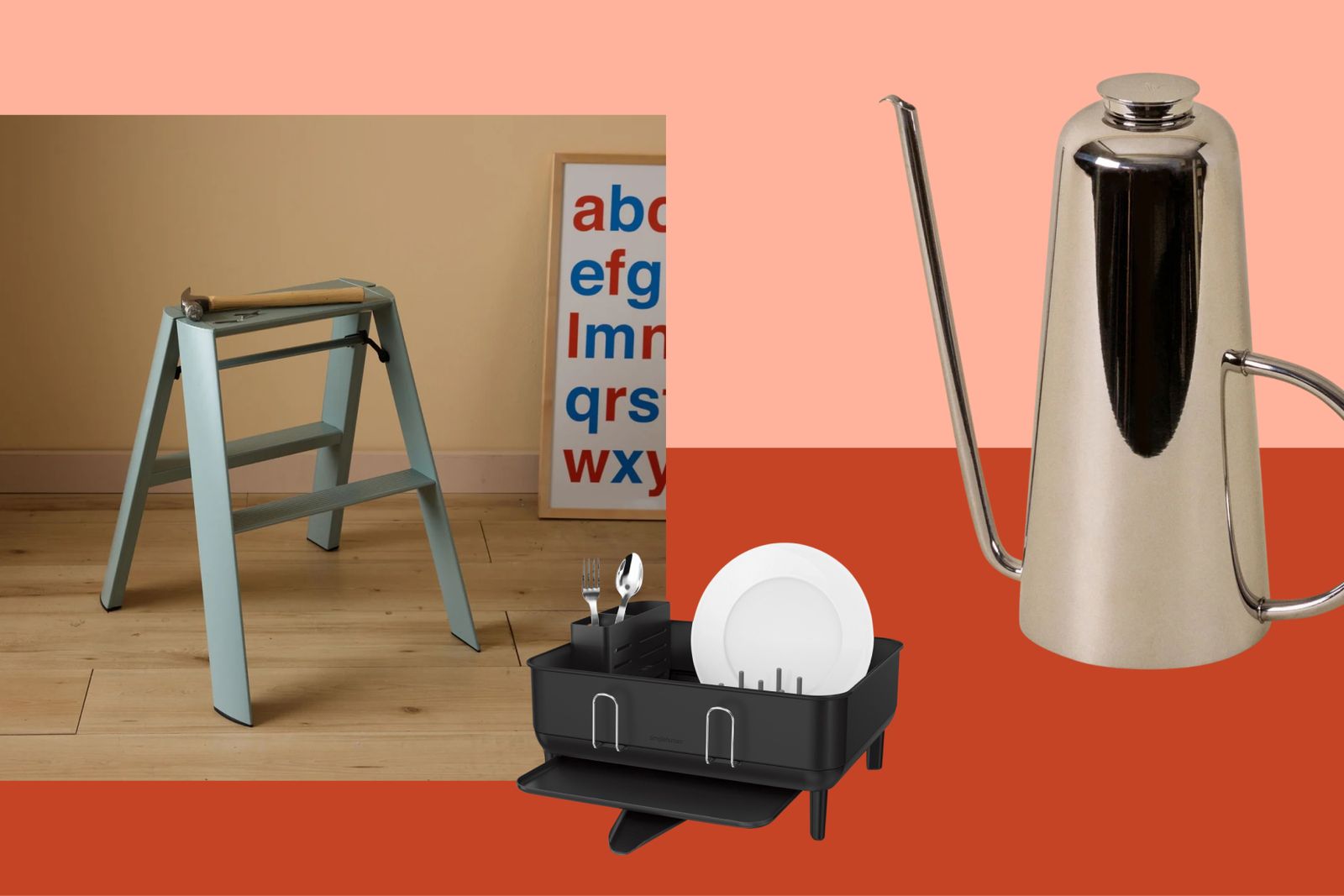 Someone you know probably needs a new garbage can or a dish drainer. Why not make it a pretty one?