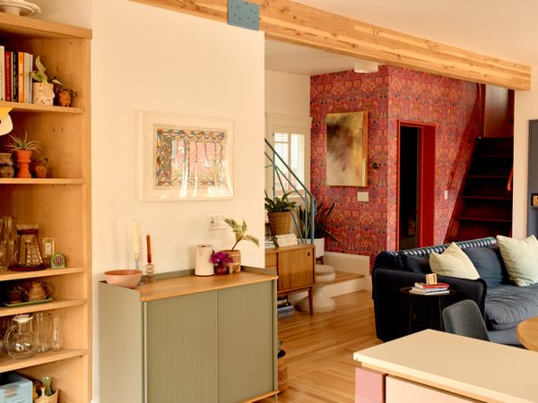 Inside, old and new, private and public, colorful and classic live together.