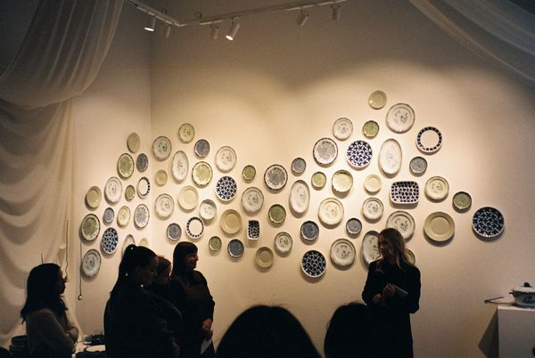 Rörstrand is the second oldest homewares brand still in existence in Europe, after German company Meissen. Founded in 1726, the company showed a newish green colorway and a 300th anniversary collection in a caramel hue.