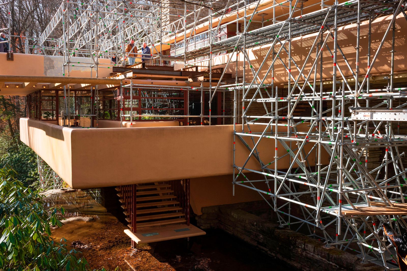Architect Pamela Jerome shares the challenges of undertaking a three-year renovation remedying decades of damage at Fallingwater: 