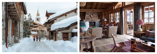 Chalet Hibou living room