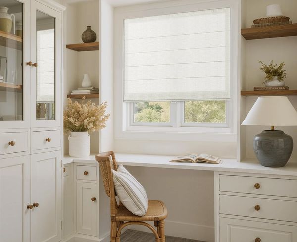 The flat fold design allows for a sleek, contemporary look.