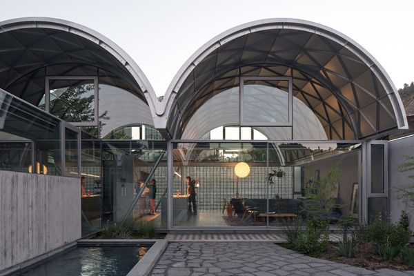 Both the size of the spaces and clarity of their structure made it an easy home to fill. 