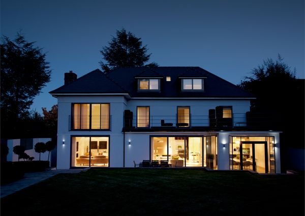 In clear mode, CLiC allows homeowners to be at one with their surroundings.