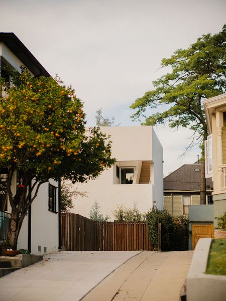 Syndey Wayser and Isaac Watters built an ADU behind the duplex they owned in the Echo Park neighborhood of Los Angeles, and have now turned it into a café three times a week.