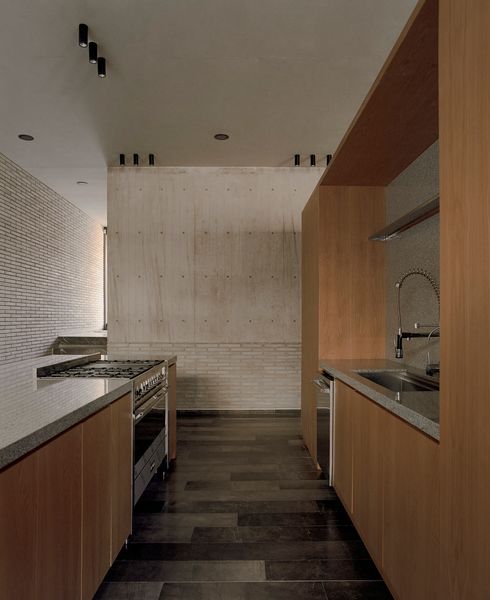 The home’s central kitchen is the epicenter of the family’s annual mole-making events.