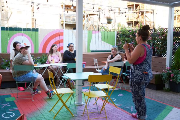 Students at Chicago’s Tool School meet at Babe’s, the city’s first-ever women’s sports bar.
