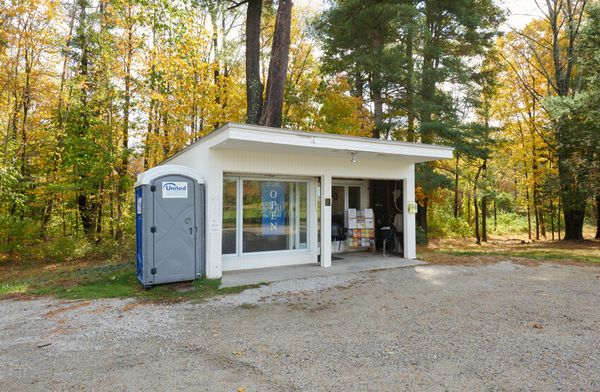 House museums like Gropius House are upgrading visitor amenities, like replacing the lackluster port-a-potty pictured above with a more thoughtful design.