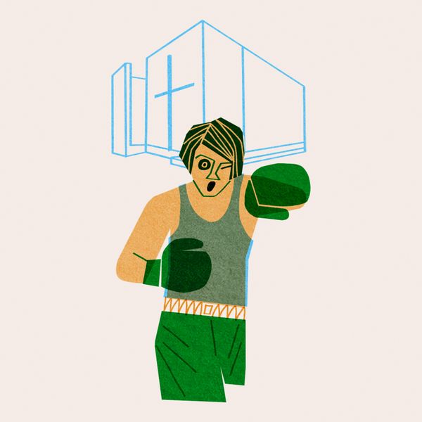 Self-taught architect Tadao Ando was a professional boxer in his teens. He also worked as a truck driver.