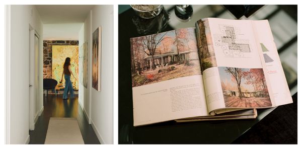 The house was featured in a January 1958 issue of <i>House Beautiful </i>(pictured right). Emma (pictured left) and her family keep a stack of original copies of the issue on their coffee table.