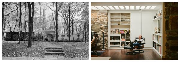 New England architect Elroy Webber designed the Kaufman House in the early 1950s. My dad (pictured right) has loved the property since his own childhood.