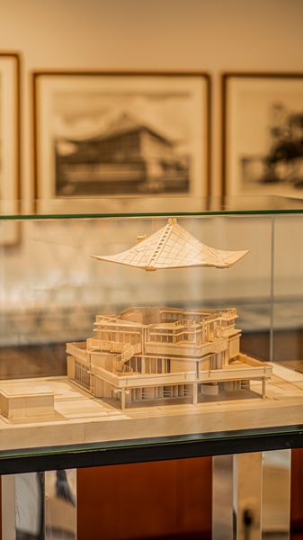 A model of Vann’s home is on view in the in-house museum.