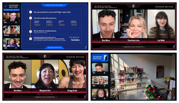 Guest contestants on Interior Motives so far have included Margaret Cho, Gregg Araki