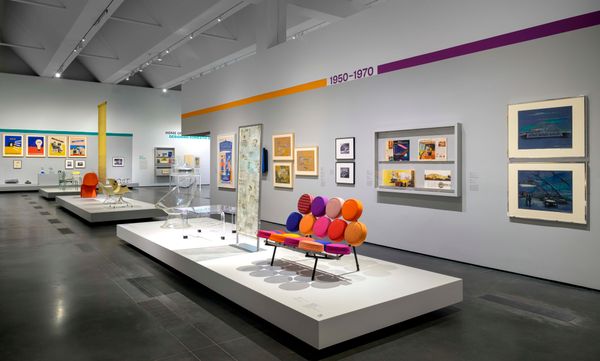 Installation photo from Home of the Future, 1925 - 1985: Designing Domestic Utopias, at the Los Angeles County Museum of Art.