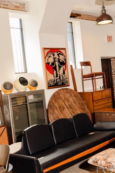 John Perez and Raquel Bahena’s wide range of furniture at Normalish represents a big departure from the style of interiors they designed for private jets in their previous professional lives.