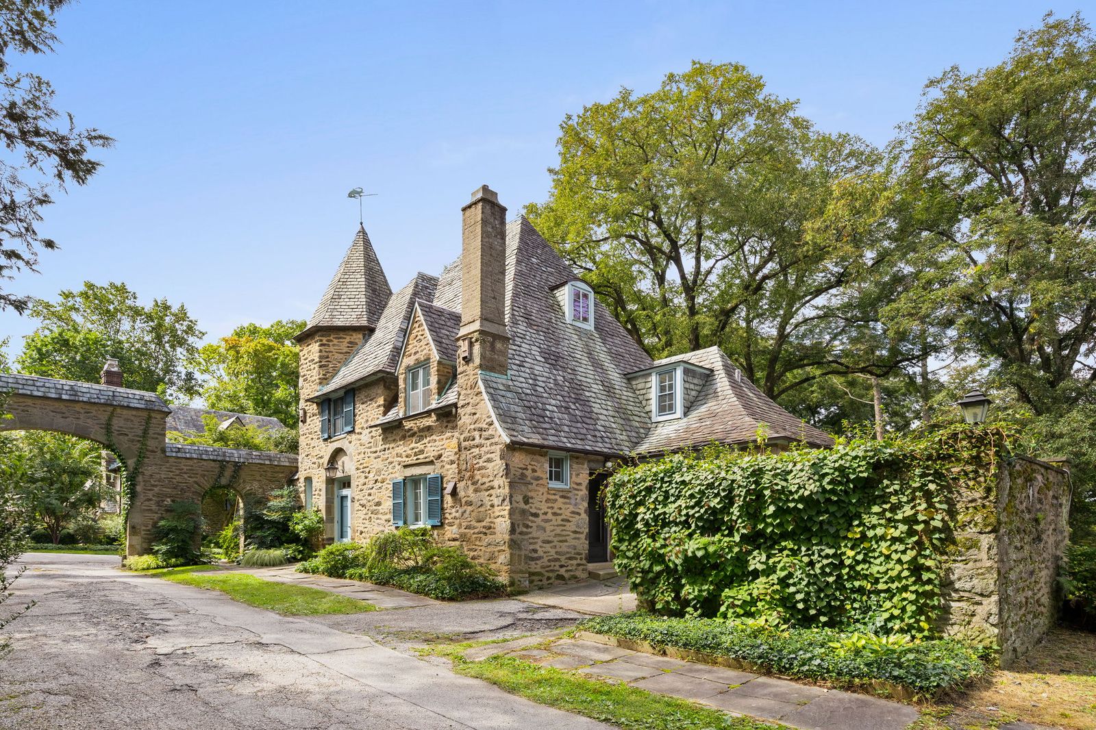 Built over a century ago as part of a historic enclave inspired by rural Normandy, this storybook Philadelphia home feels worlds away from the city.
