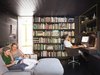TV room/library Photo 12 of The Deam House modern home