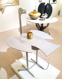 We were excited to see such a fun piece by Lalanne. The late French artist was known for creating a whole world of surrealistic animal sculptures that often doubled as utilitarian pieces.
