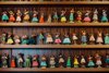 Modern home with Storage Room and Shelves Storage Type. Standing behind the reception desk is an installation designed by the OMFGCO Art Department. It includes 70 vintage dashboard hula nodders. Photo 5 of The Laylow