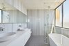 Modern home with Bath Room, Engineered Quartz Counter, Ceramic Tile Floor, Vessel Sink, Freestanding Tub, Soaking Tub, and Open Shower. Bathroom Photo 3 of Noe Valley House