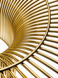 Platner Coffee Table <span style="line-height: 1.8;">in 18k gold-plated steel. Photograph by Knoll.</span>