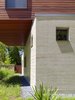 rammed earth facade Photo 12 of Palo Alto Residence modern home