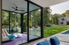 Modern home with Shed & Studio, Living Space, and Sun Room. poolhouse Photo 19 of Springs Residence