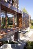Modern home with Exterior, Concrete Siding Material, House Building Type, Metal Roof Material, Metal Siding Material, and Flat RoofLine. Detail of copper facade Photo 2 of Mt. Tam House