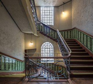 "It was a challenge during the restoration process to communicate the overall aesthetic we wanted to achieve with the build team," Gledstone says. "It was a non-standard finish and often a process of trial and error. So, during the construction process it was harder to see when surfaces were at their desired level of finish—we had a strong presence on-site and would stick signs to walls saying ‘This is finished!‘"