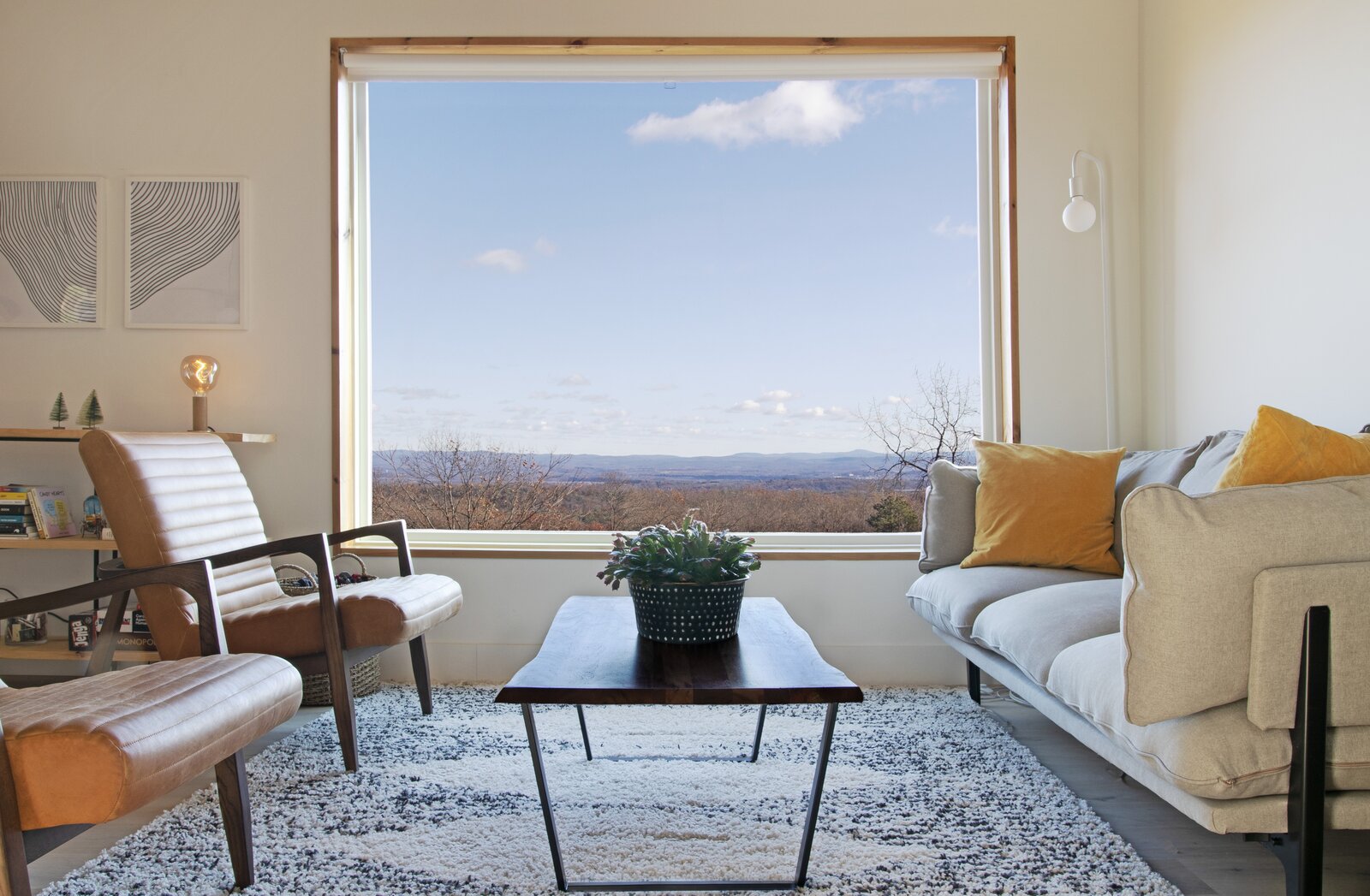 Griffith says that deer and other animals can routinely be seen from the windows.