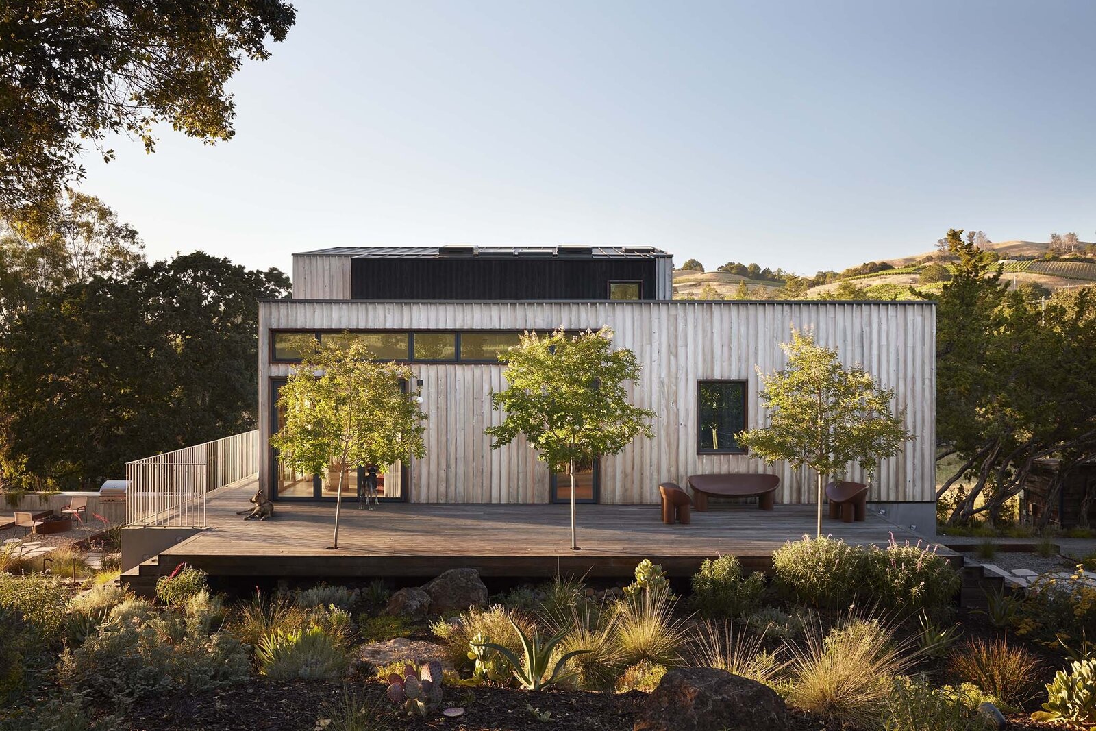 Photo 1 of 20 in Two Winemakers Build a Compact, Fire-Resistant Home ...